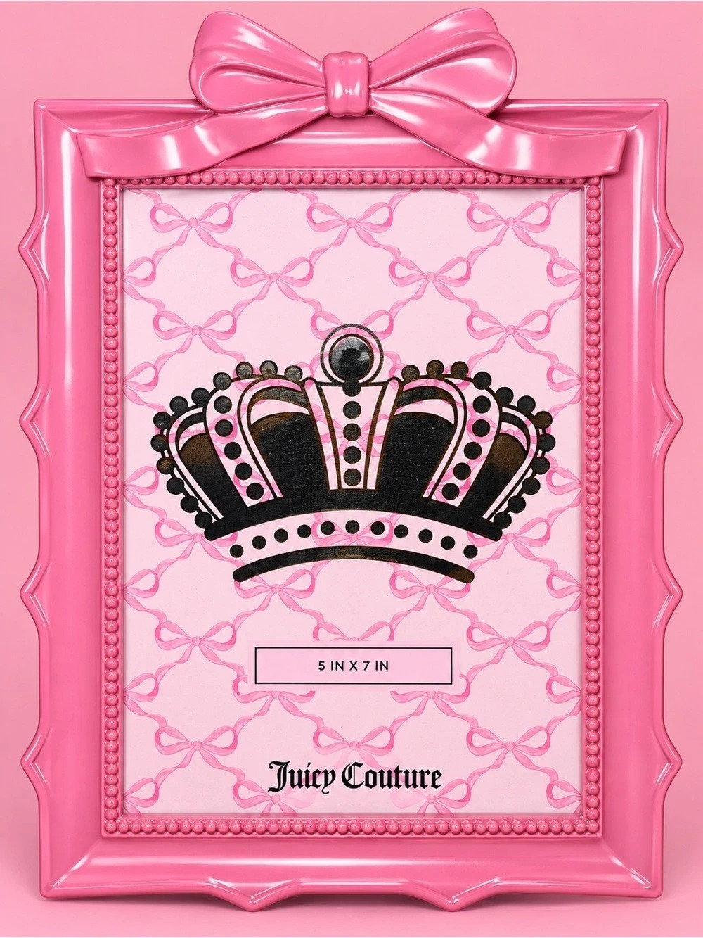 NWOT 2 Juicy Couture Home Pink Heart Picture Frames 5x7